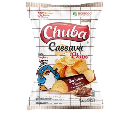CHUBA Cassava Chips Balado Spicy / Barbeque BBQ / Seaweed Keripik Singkong 125 gram (SG)