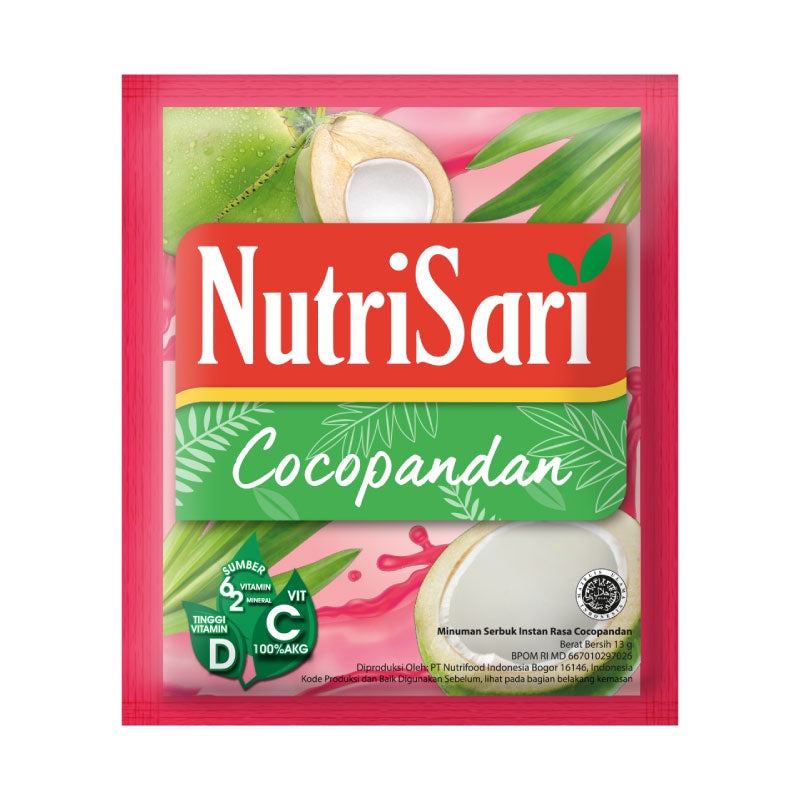 NutriSari Drink Sachet - Minuman Buah Vitamin C Vitamin D 10pcs AVAILABLE ALL VARIAN (SG)