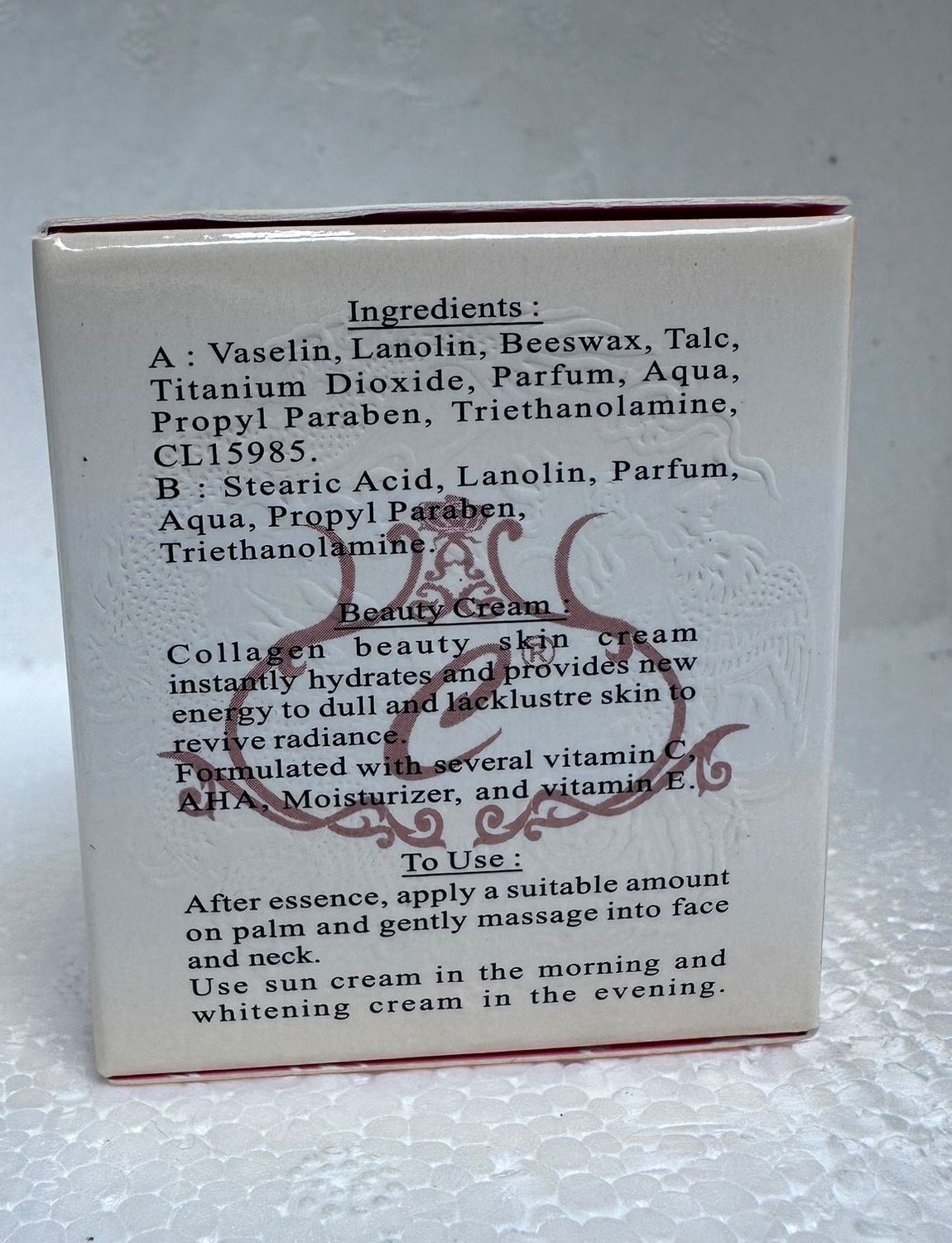 Collagen Cream Siang dan Malam Plus Vitamin E Original (SG)