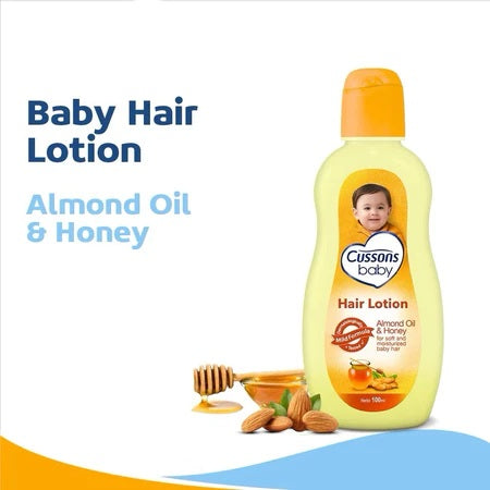 CUSSONS Baby Hair Lotion 200ml - Merawat Rambut & Kulit Kepala Bayi 100ml + 100ml (SG)