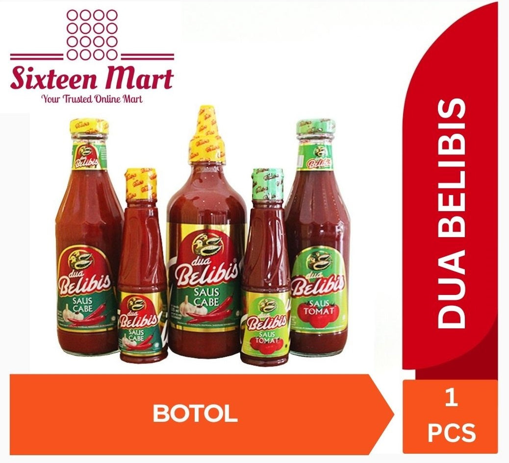 DUA BELIBIS SAUS TOMAT or CABE Botol 135ml or 235ml or 340ml (SG)