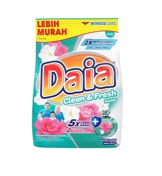 DAIA Excellent Washing & Laundry Detergen Powder 800GR (SG)