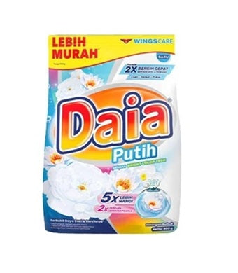 DAIA Excellent Washing & Laundry Detergen Powder 800GR (SG)