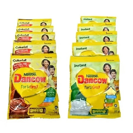 Nestle DANCOW Fortigro Instant 26gr | Cokelat 38gr - renteng pack isi 10 pcs (SG)
