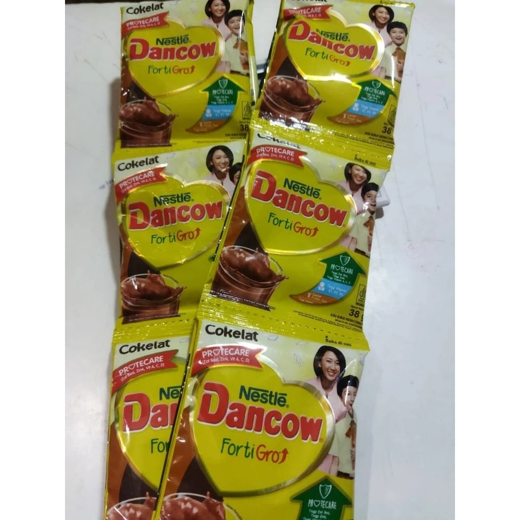 Nestle DANCOW Fortigro Instant 26gr | Cokelat 38gr - renteng pack isi 10 pcs (SG)