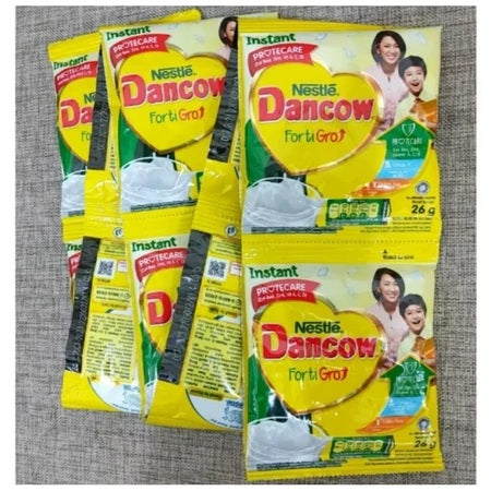 Nestle DANCOW Fortigro Instant 26gr | Cokelat 38gr - renteng pack isi 10 pcs (SG)