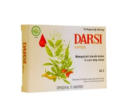 Kapsul DARSI Membantu Mengatasi Jerawat, Bisul & Gatal (SG)