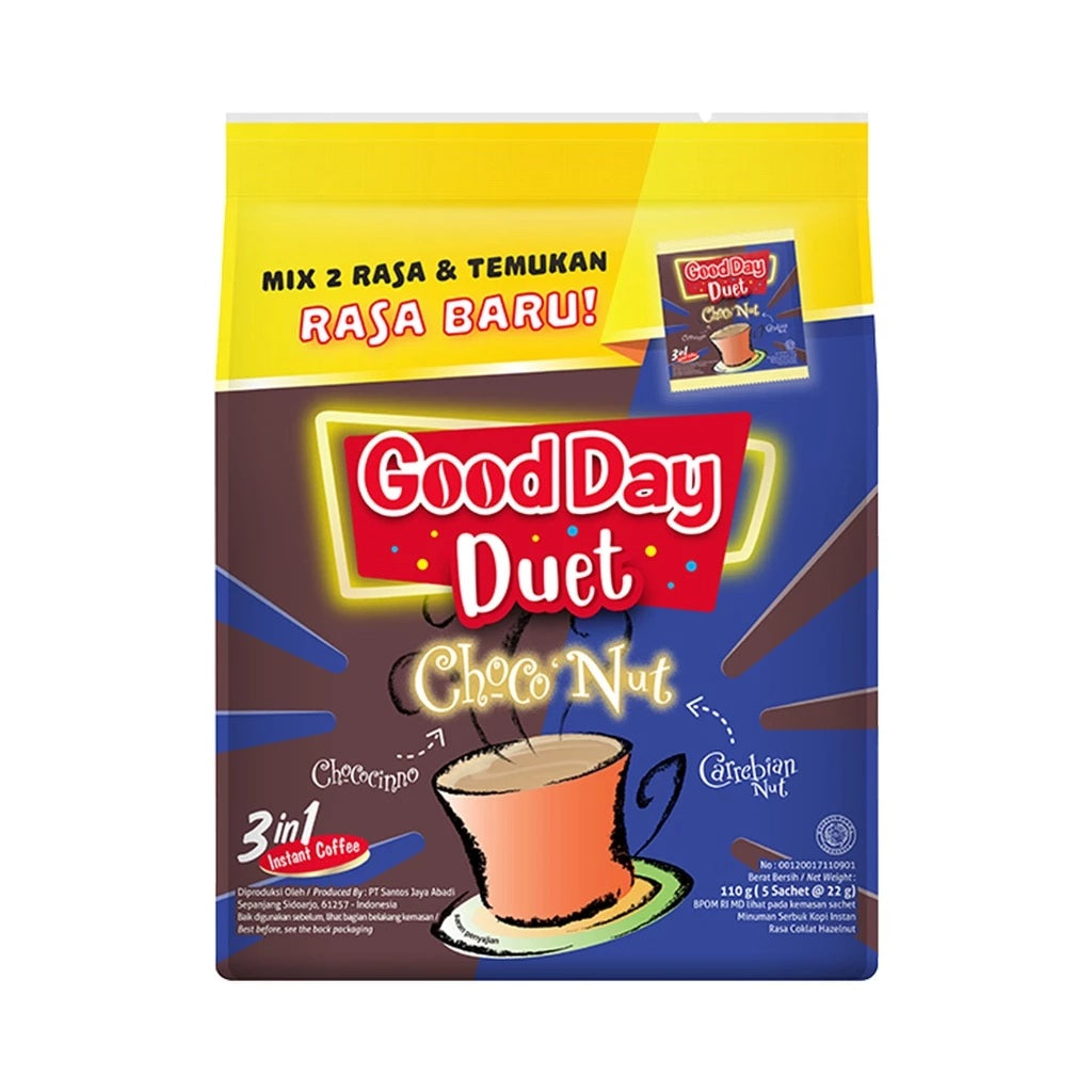 Kopi Instant kemasan per pack isi 5 sachet INDOCAFE - ABC - GOODDAY (SG)