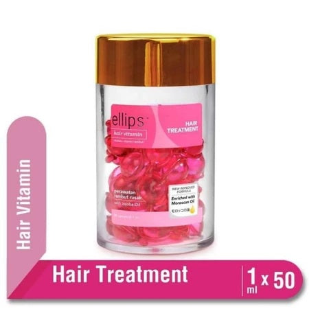 ELLIPS Hair Vitamin Rambut - Hair Vitamin Pro Kreatin Complex Bottle 50 oil capsules (SG)