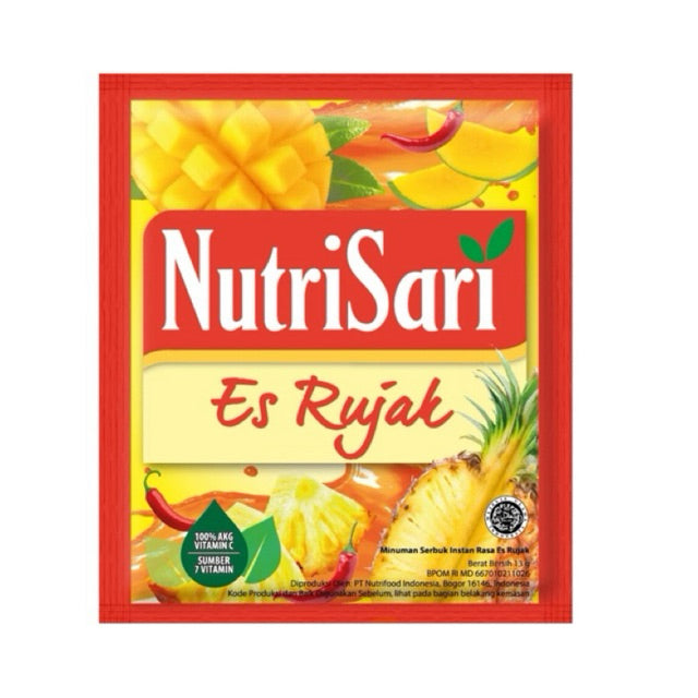 NutriSari Drink Sachet - Minuman Buah Vitamin C Vitamin D 10pcs AVAILABLE ALL VARIAN (SG)