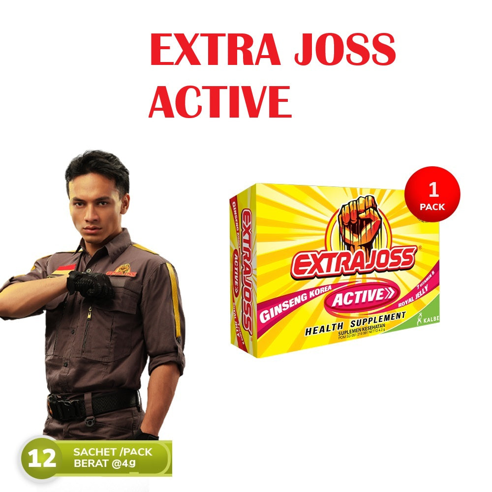 Extra Joss - box with 6 sachets or 12 sachets x 4gram (SG)