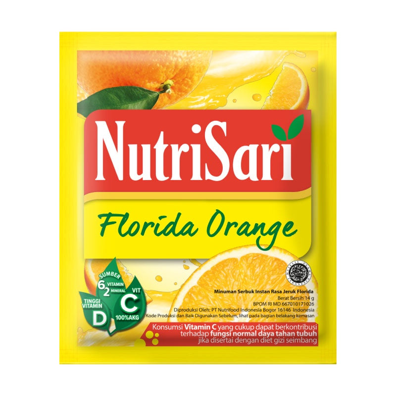 NutriSari Drink Sachet - Minuman Buah Vitamin C Vitamin D 10pcs AVAILABLE ALL VARIAN (SG)