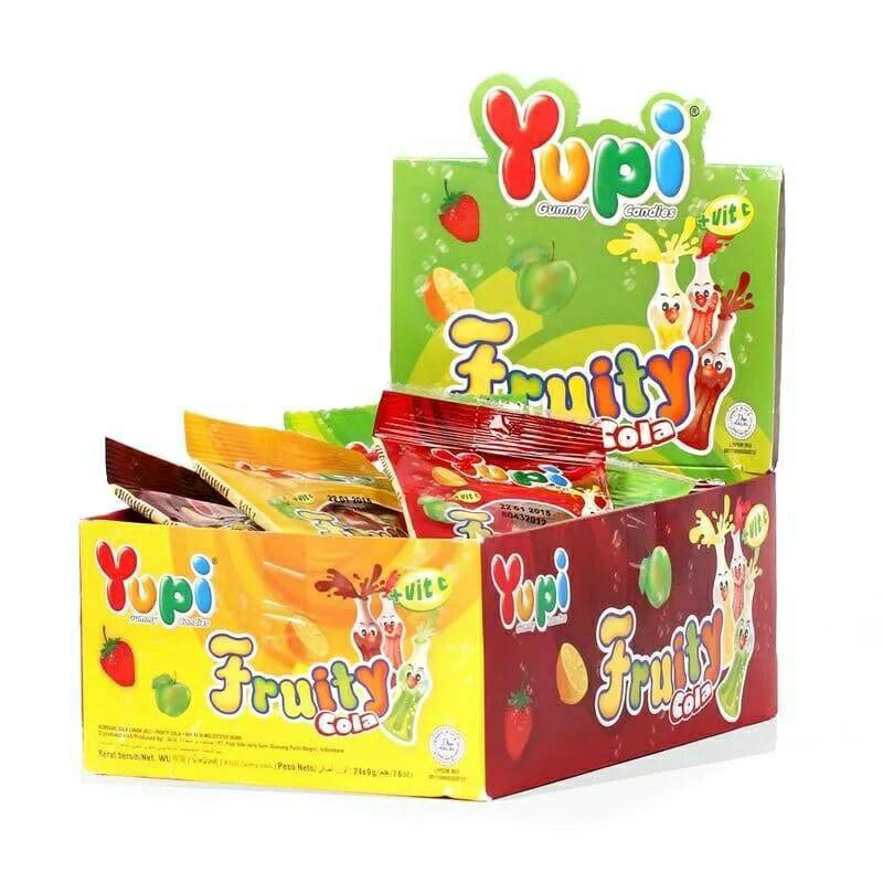 YUPI Yuppi Gummy Candy Jelly Permen Bundle per Box All Best Flavour (SG)