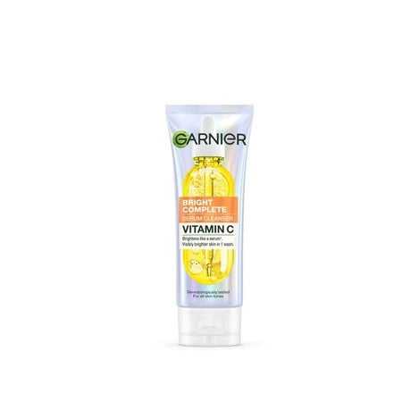 GARNIER Bright Complete Series Foam Face Scrub - Vitamin C All Best Varian (SG)