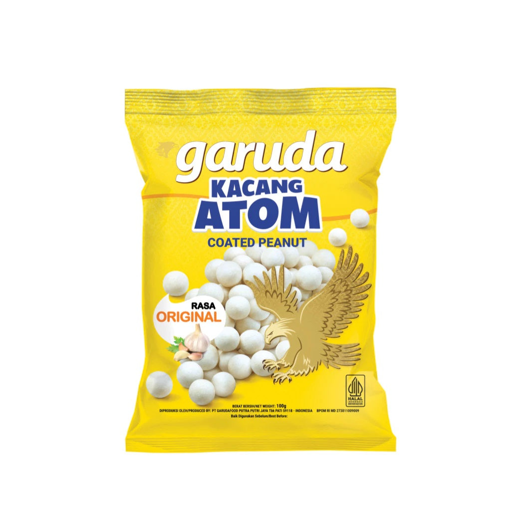 GARUDA Kacang Atom | Kacang Telor | Original - Pedas | Coated Peanut (SG)