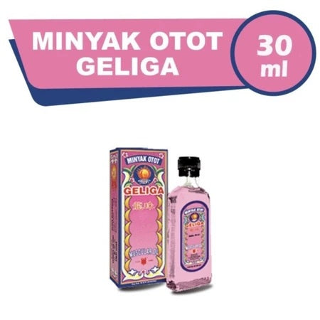 Minyak otot GELIGA / geliga cair / minyak urut geliga 30ml 60ml (SG)