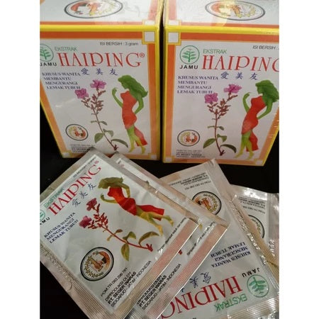 HAIPING khusus wanita mengurangi lemak tubuh Box isi 10 kapsul/blister (SG)