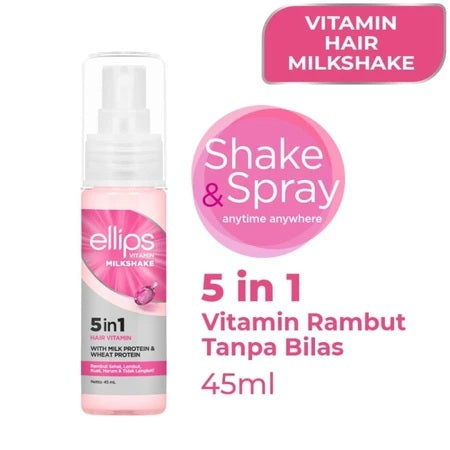 ELLIPS FragranceBooster MIST ME UP 50ML | Hair Vitamin Milkshake 45ML | Hair Serum Ultra Treatment 48ML (SG)