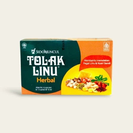 Tolak Linu, SidoMuncul, 5 x 15ml per box - Obat Herbal - Pegal Linu Nyeri Sendi (SG)