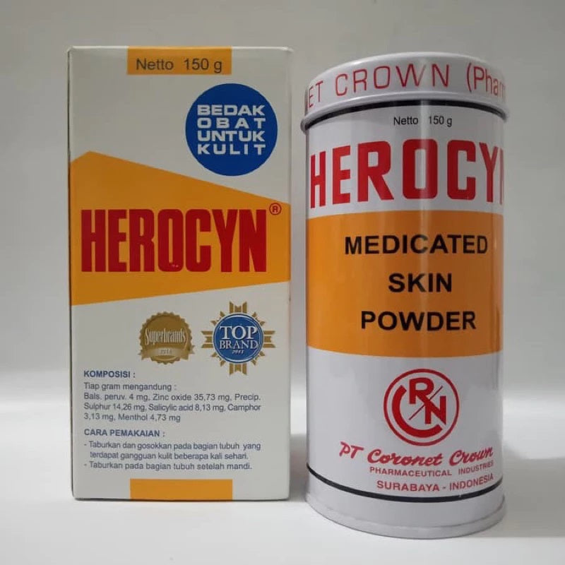 HEROCYN MEDICATED SKIN POWDER BEDAK GATAL 150GR (SG)