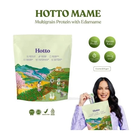 HOTTO Purto box 16 sachet & HOTTO Mame box 12 sachet Multigrain Superfood (SG)