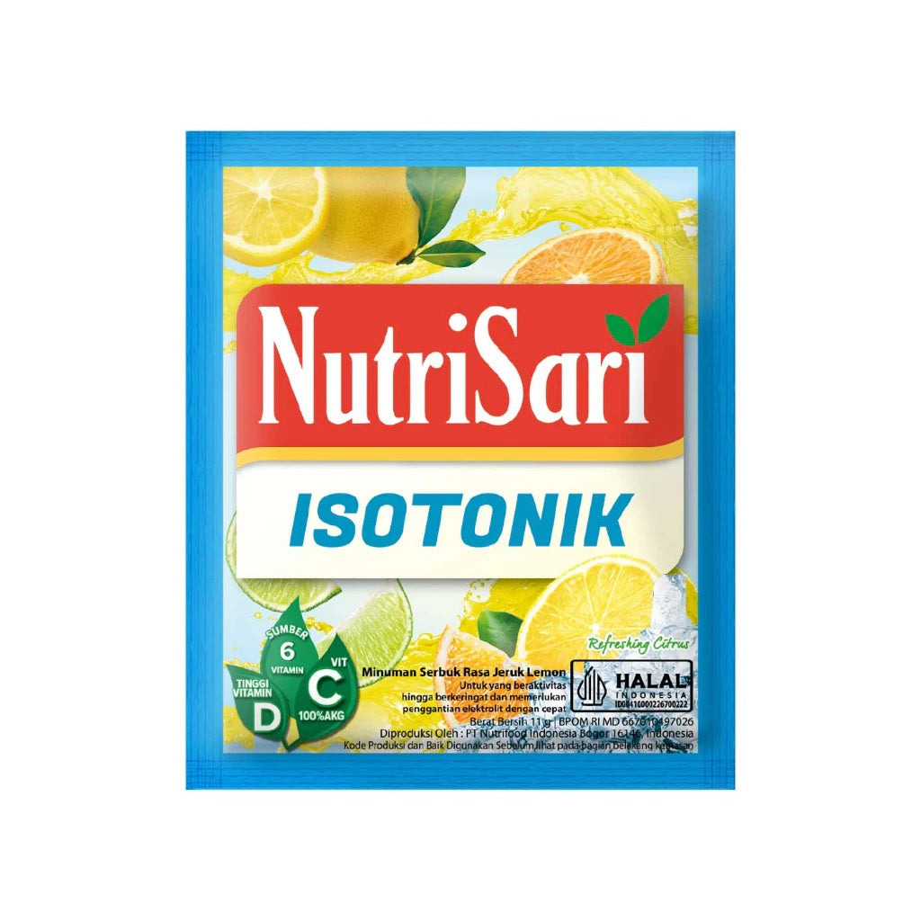 NutriSari Drink Sachet - Minuman Buah Vitamin C Vitamin D 10pcs AVAILABLE ALL VARIAN (SG)