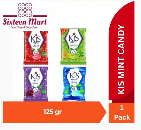 KIS MINT CANDY PERMEN 1 PACK 50 PCS  125GR HALAL (SG)