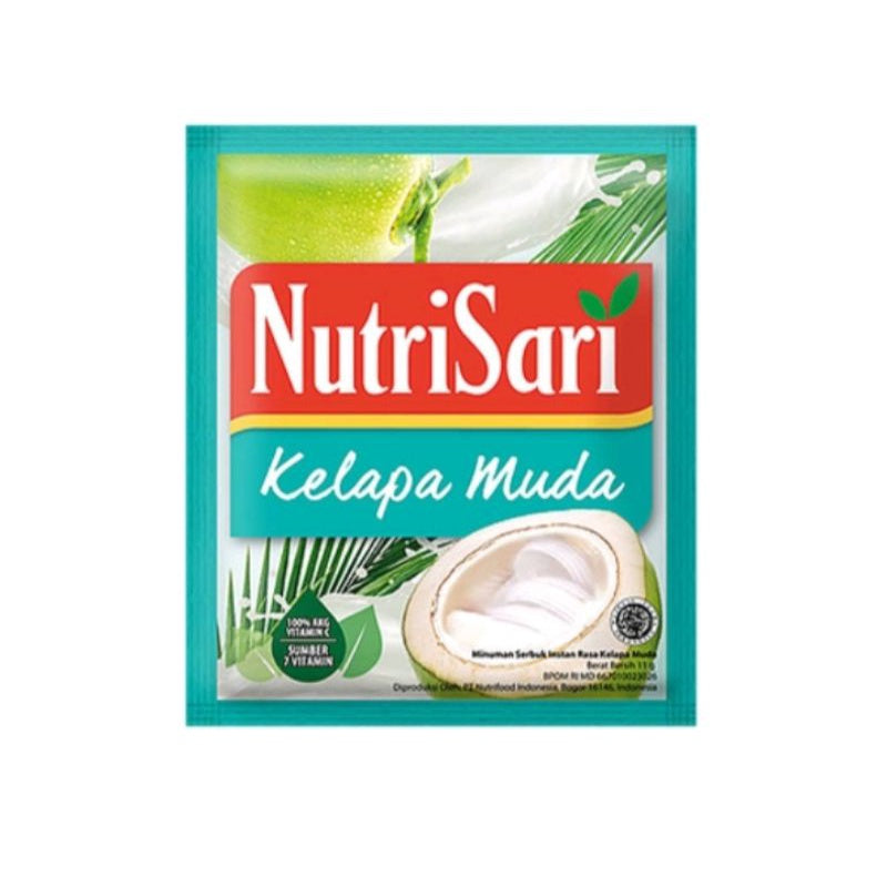 NutriSari Drink Sachet - Minuman Buah Vitamin C Vitamin D 10pcs AVAILABLE ALL VARIAN (SG)