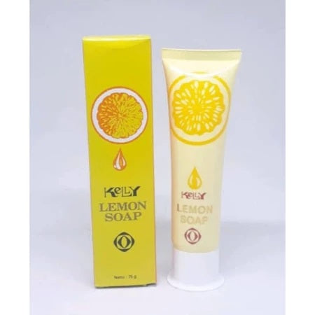 Kelly Lemon Soap 75gr | Kelly Lemon Soft Scrub 75gr - Sabun Wajah Mencerahkan / Membersihkan / Facial Wash (SG)