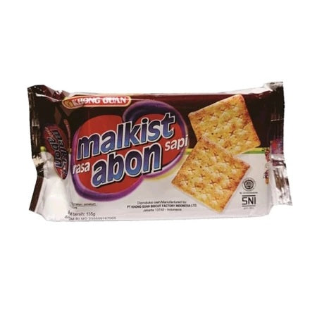 Khong Guan Cream Crackers | Gabin Choco | Malkist Abon Sapi, Salut Cokelat, Krekers Sayur, Rasa Kelapa, Seaweed Rumput Laut 135gr (SG)