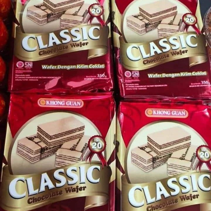 KHONG GUAN CLASSIC CHOCOLATE WAFER  350 GR (SG)