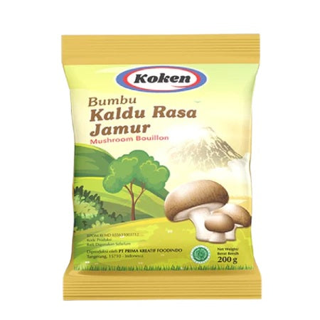 KOKEN Bumbu Kaldu Rasa Jamur Vegan Alami - Mushroom Bouillon (SG)