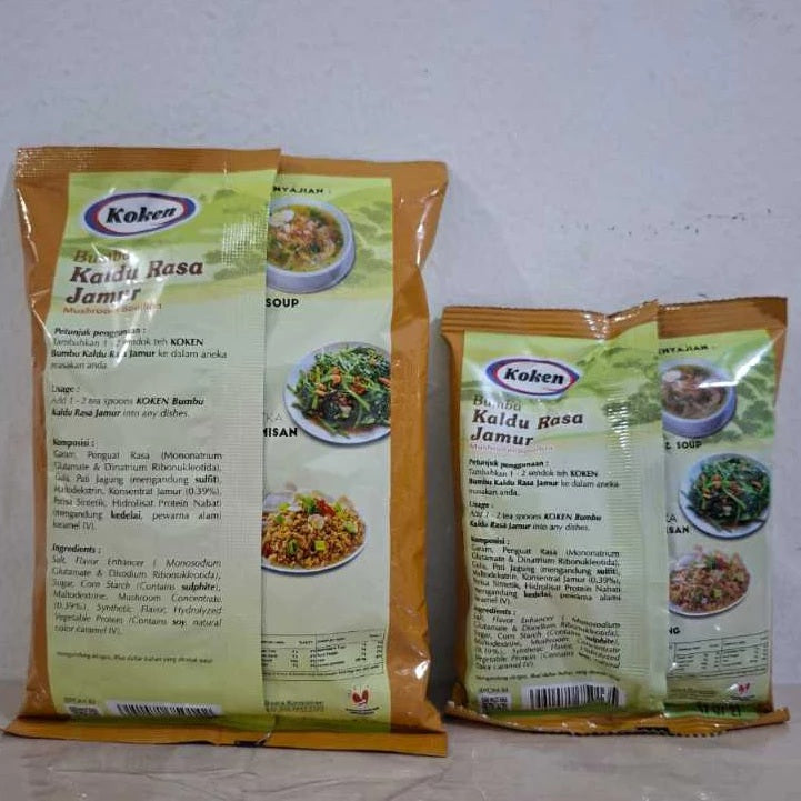 KOKEN Bumbu Kaldu Rasa Jamur Vegan Alami - Mushroom Bouillon (SG)