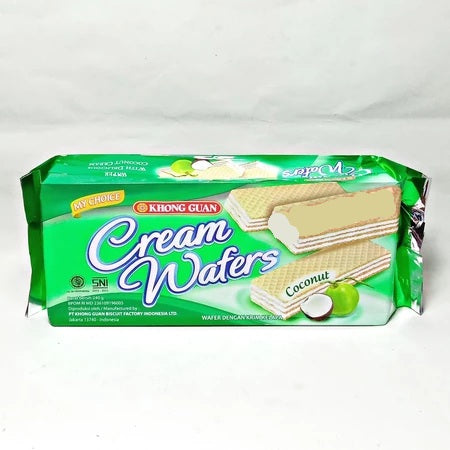 Khong Guan Cream Wafers Chocolate Bluebery Coconut Krim Wafer 240gr (SG)
