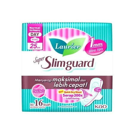 LAURIER SANITARY PADS Active Day Xtra | Super Slimguard pantyliner sanitary pads (SG)