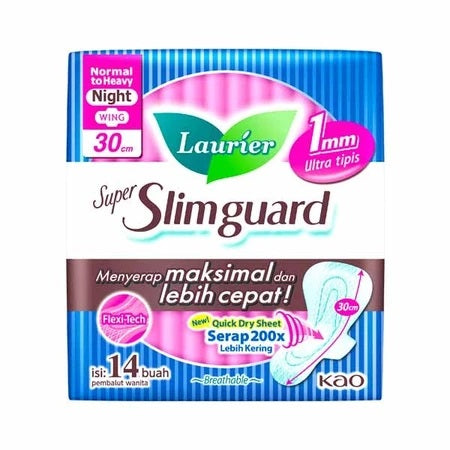 LAURIER SANITARY PADS Active Day Xtra | Super Slimguard pantyliner sanitary pads (SG)