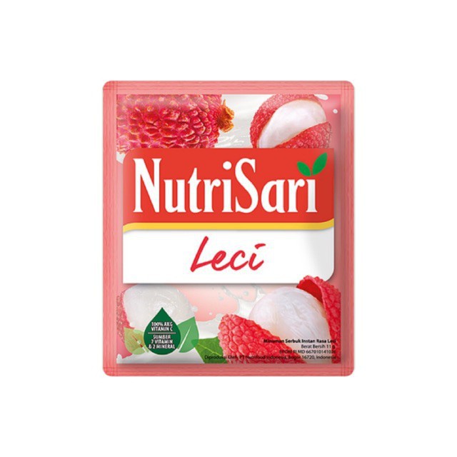 NutriSari Drink Sachet - Minuman Buah Vitamin C Vitamin D 10pcs AVAILABLE ALL VARIAN (SG)