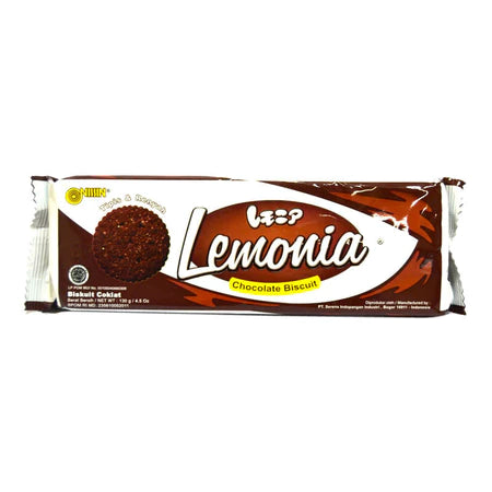 Nissin LEMONIA Biskuit Lemon Coconut Chocolate Cookies 130 Gr (SG)