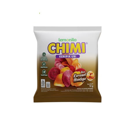 CHIMI Lemonilo Keripik Ubi 40GR rasa jagung bakar dan karamel mentega (SG)