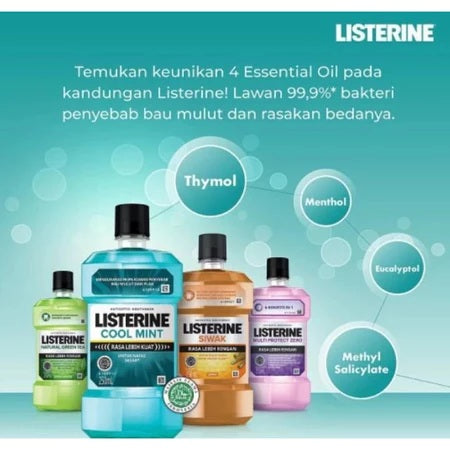 LISTERINE Antiseptic Mouthwash 100ML / 250ML / 500ML / 1 Liter (SG)