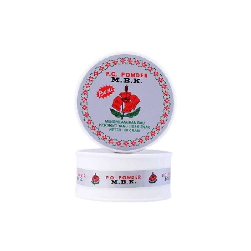 MBK Tin Putih | Silver | Biru Kemasan 60 gr Bedak Menghilangkan Bau Keringat (SG)
