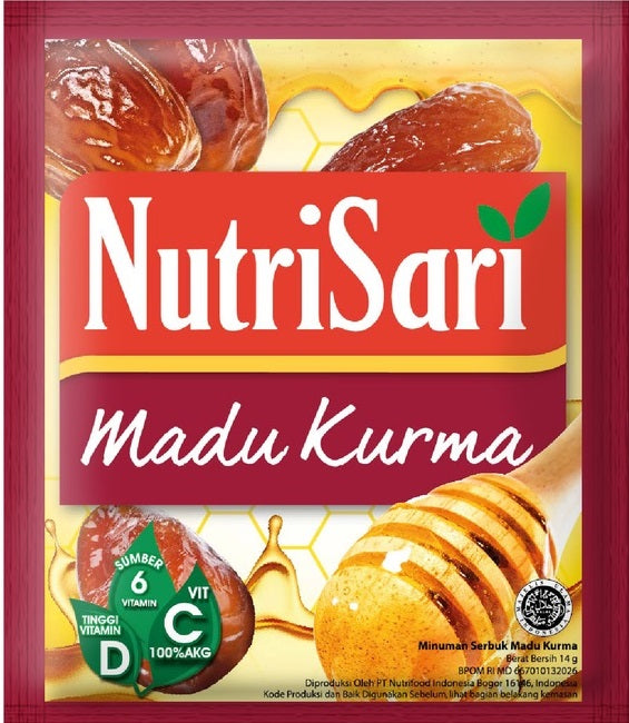 NutriSari Drink Sachet - Minuman Buah Vitamin C Vitamin D 10pcs AVAILABLE ALL VARIAN (SG)