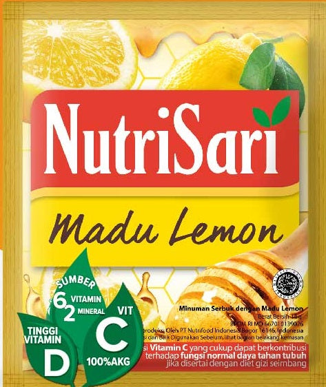 NutriSari Drink Sachet - Minuman Buah Vitamin C Vitamin D 10pcs AVAILABLE ALL VARIAN (SG)