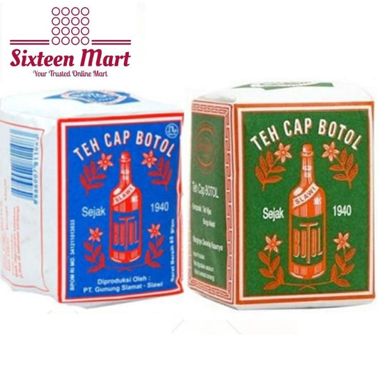 Cap Botol Jasmine Tea Loose Leaf - Teh Seduh - BLUE - GREEN - MELATI - 40 gr  (SG)