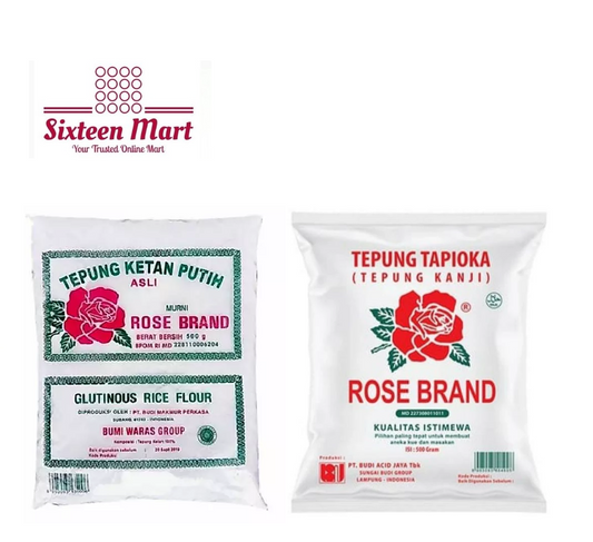 ROSE BRAND Tepung Tapioca - Ketan Putih - Glutinous Rice - HALAL (SG)