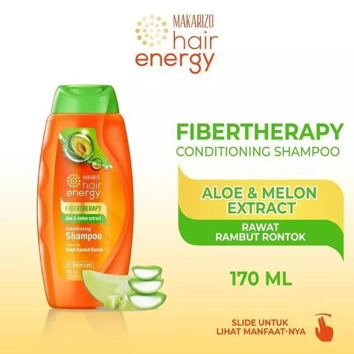 Makarizo Hair Energy Fibertherapy Conditioning Shampoo 170ml and 330ml (SG)
