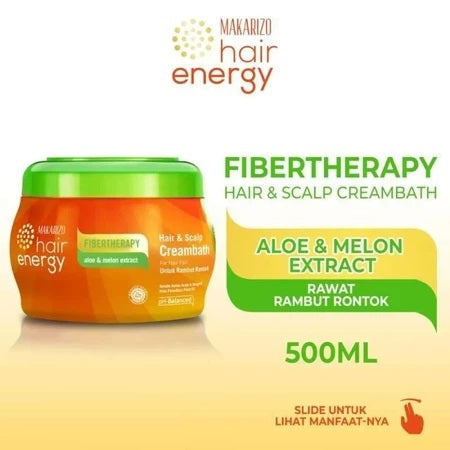 MAKARIZO Hair Energy Fibertherapy Hair & Scalp Creambath Complete All Varian (SG)