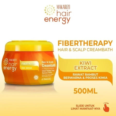 MAKARIZO Hair Energy Fibertherapy Hair & Scalp Creambath Complete All Varian (SG)
