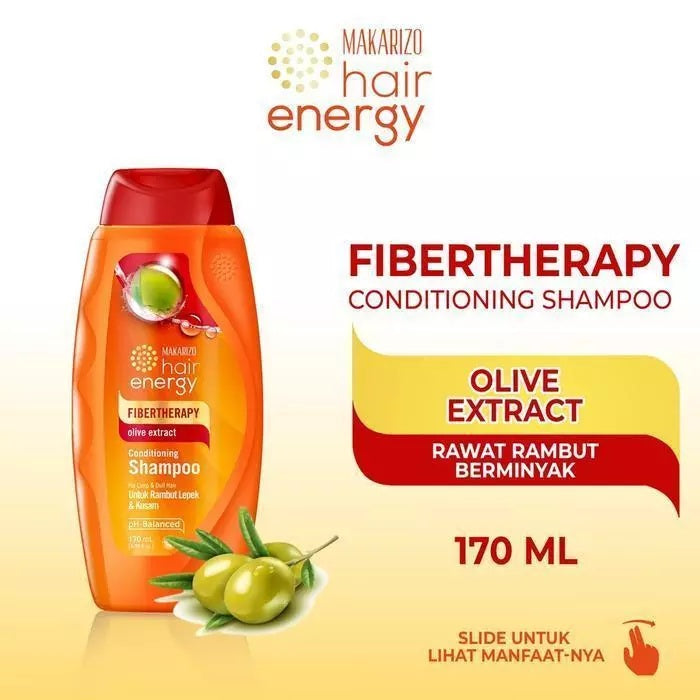 Makarizo Hair Energy Fibertherapy Conditioning Shampoo 170ml and 330ml (SG)
