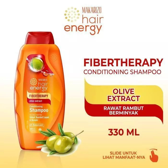 Makarizo Hair Energy Fibertherapy Conditioning Shampoo 170ml and 330ml (SG)